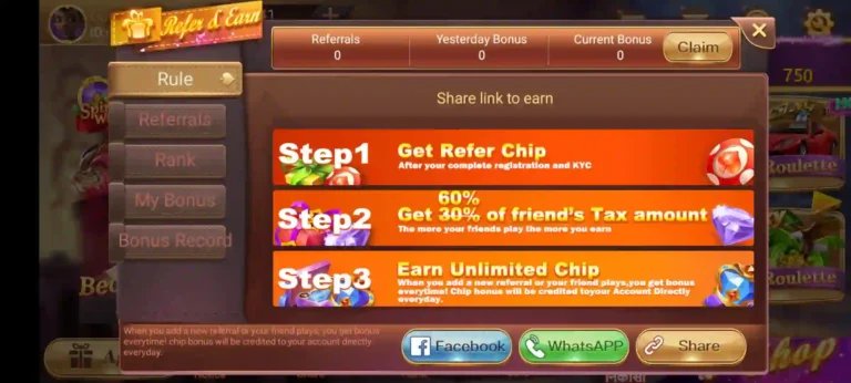 Rummy Bloc Refer And Earn